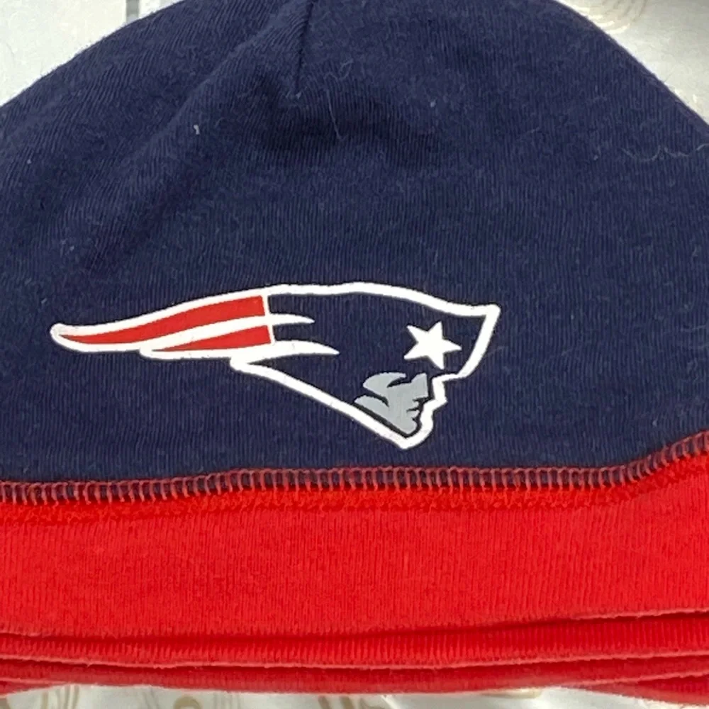 NFL Kids Beanie - Blue and Red Patriots